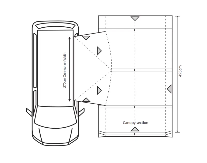 Outdoor Revolution Movelite T4 Mid Drive-Away Awning - 2021 Model-1