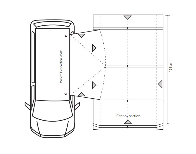 Outdoor Revolution Movelite T4 Low Drive-Away Awning - 2021 Model-1