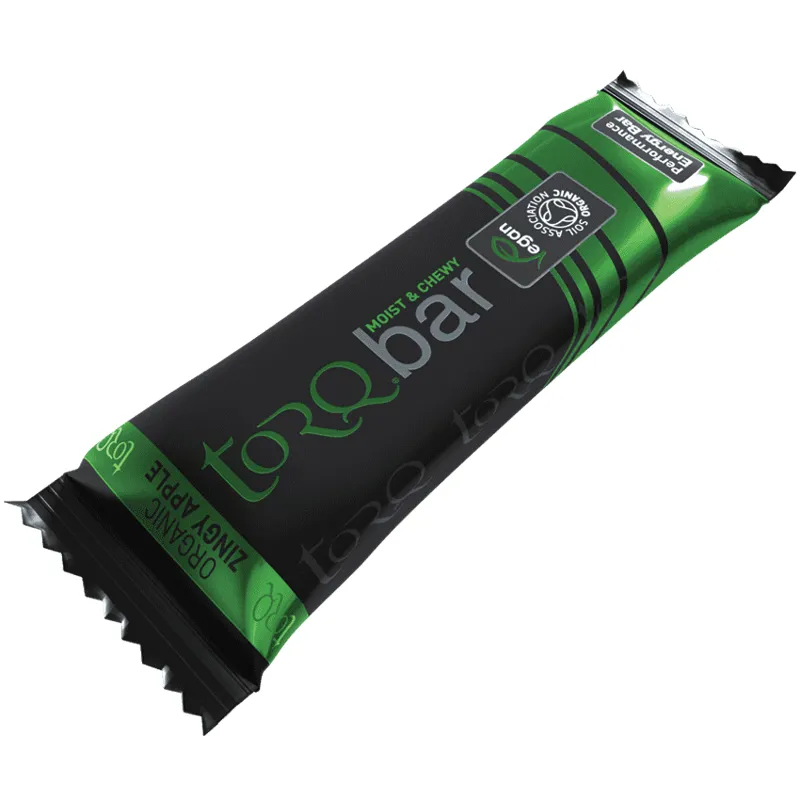 TORQ Organic Energy Bar - Zingy Apple