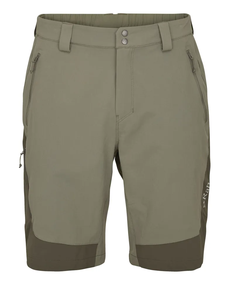 Rab Mens Torque Mountain Shorts - Light Khaki-Army