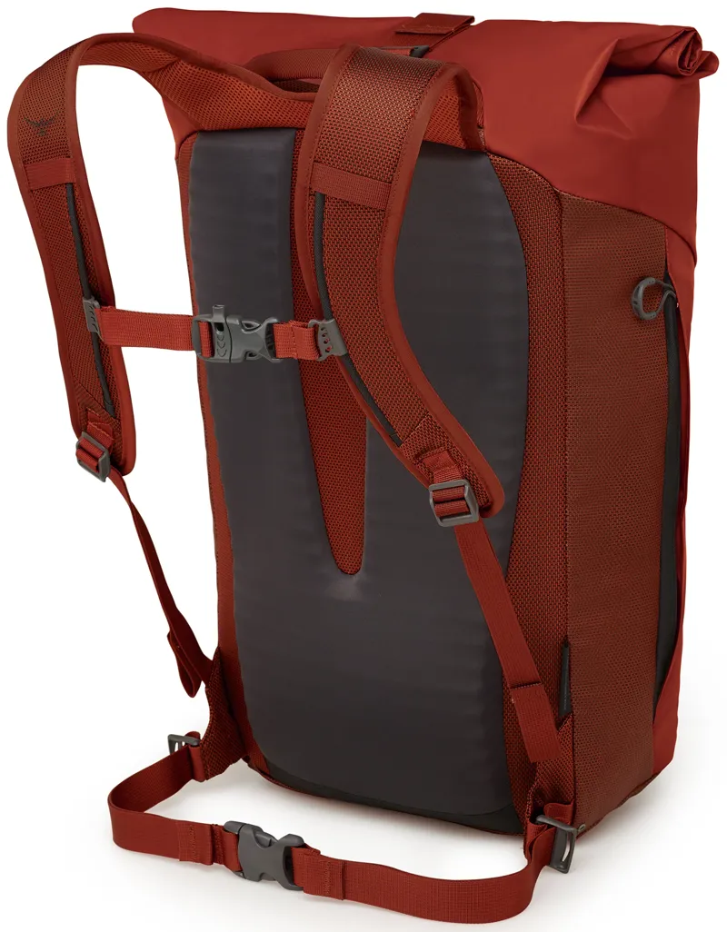 Osprey Transporter Roll Rucksack - Ruffian Red-1