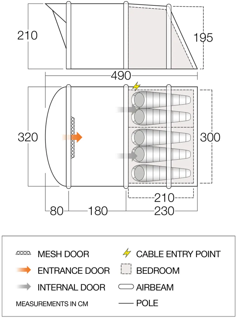 Vango Demo Amalfi Air 500 Tent-2