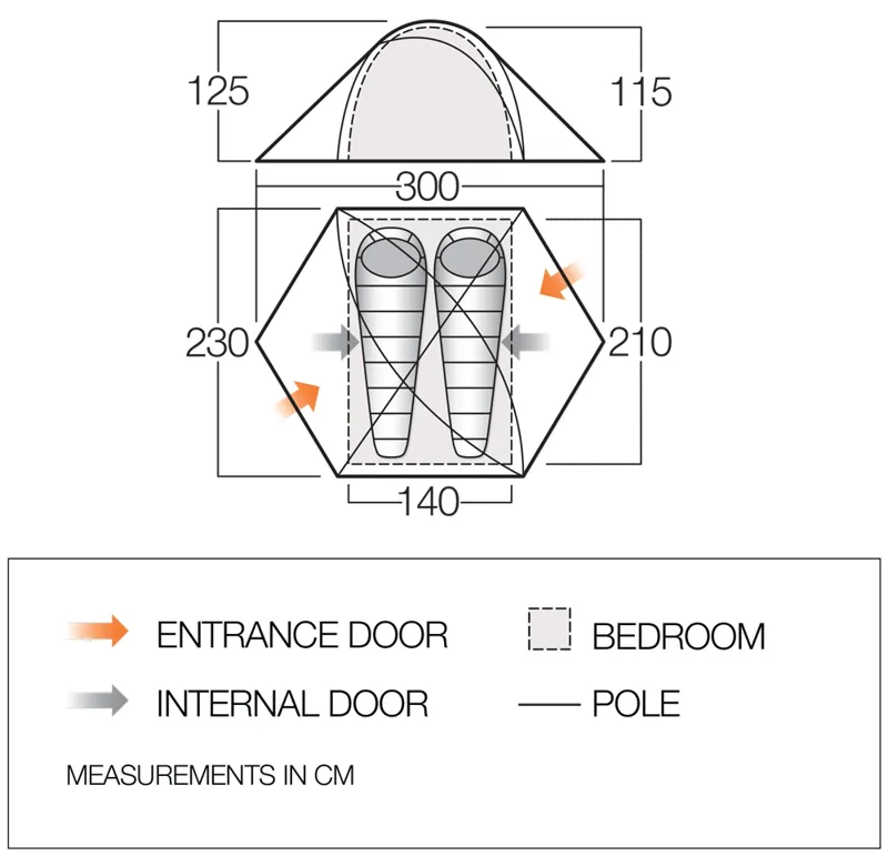 Vango Halo Pro 200 Tent - 2021 Model-1
