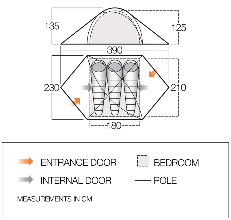 Vango Halo Pro 300 Tent - 2021 Model-1