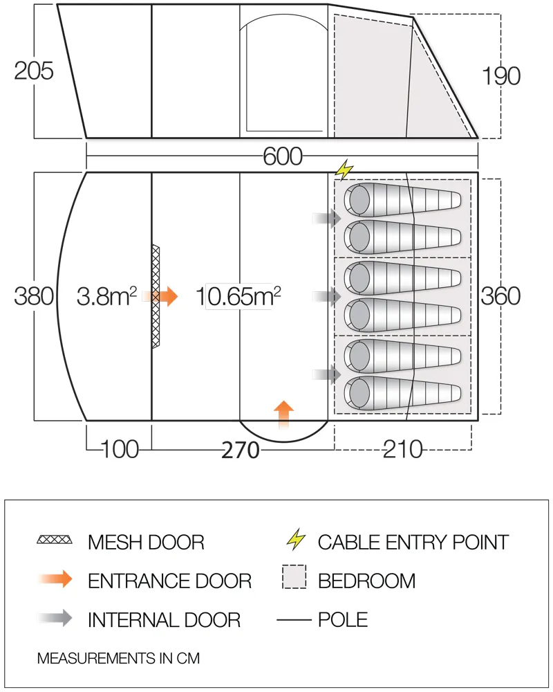 Vango Demo Langley 600XL Tent-1