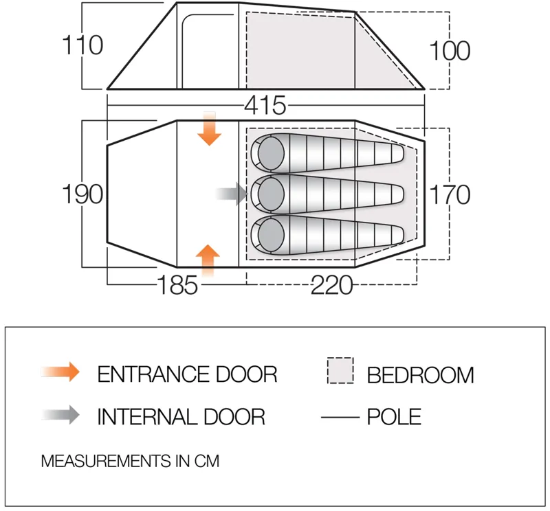Vango Pulsar Pro 300 Tent-1