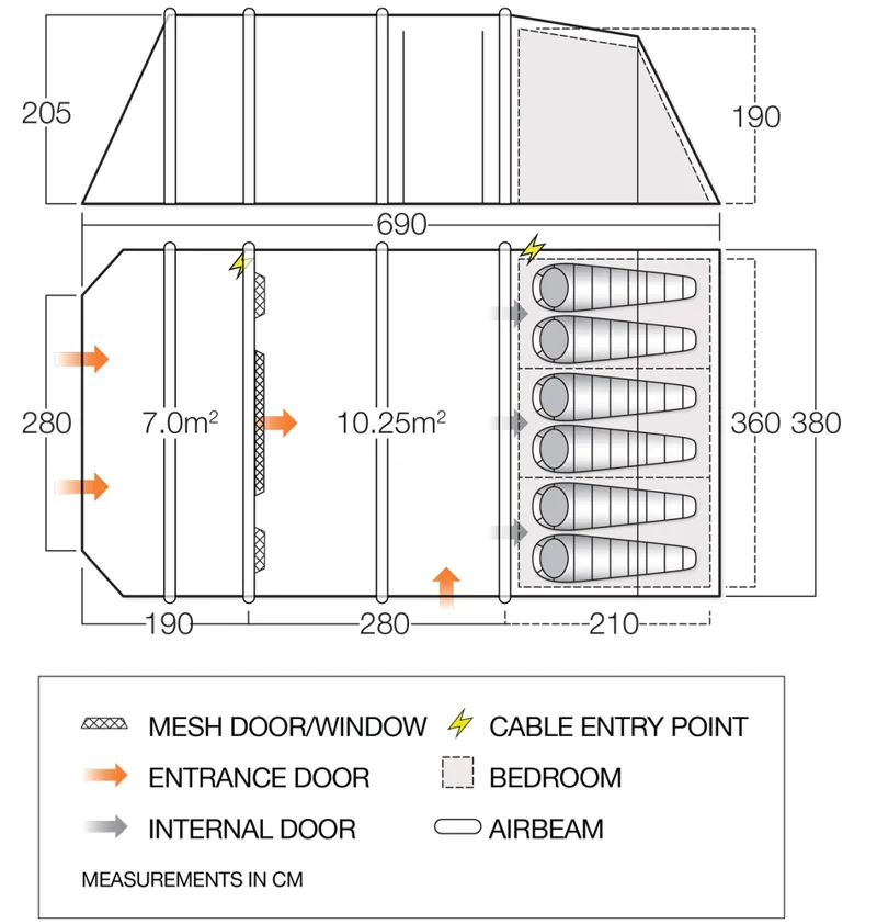 Vango Demo Stargrove Air 600XL Tent-1