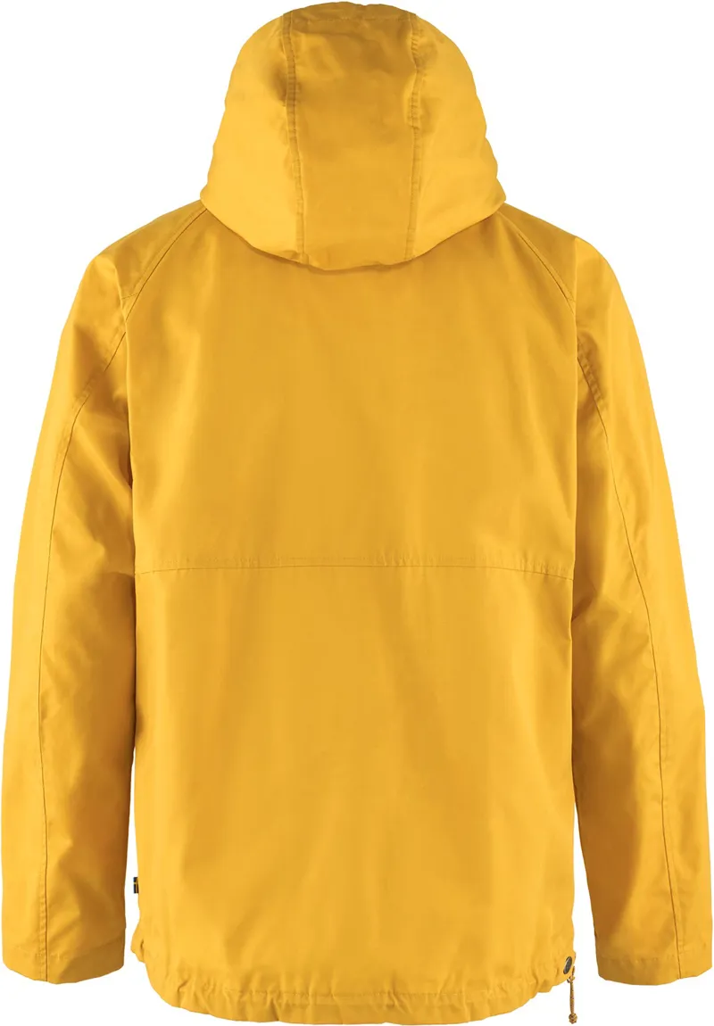 Fjallraven Mens Vardag Anorak Mustard Yellow