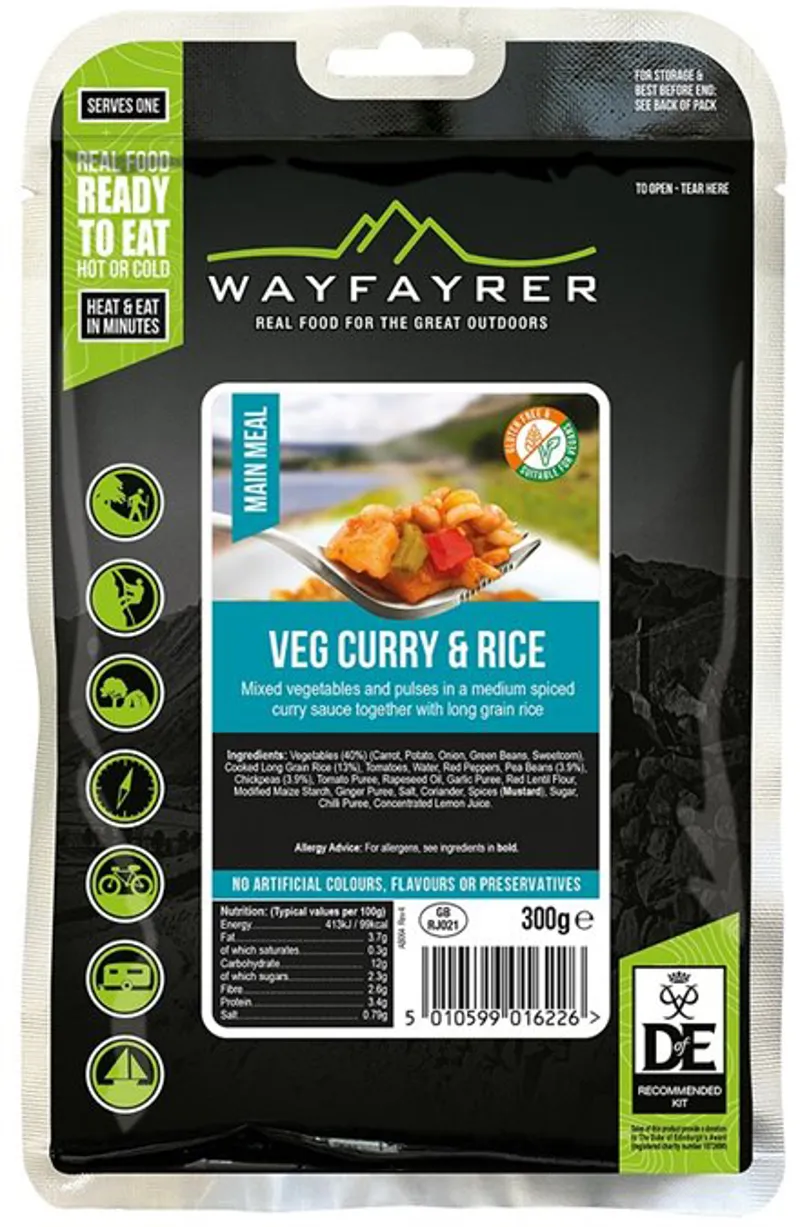 Wayfayrer Vegetable Curry and Rice