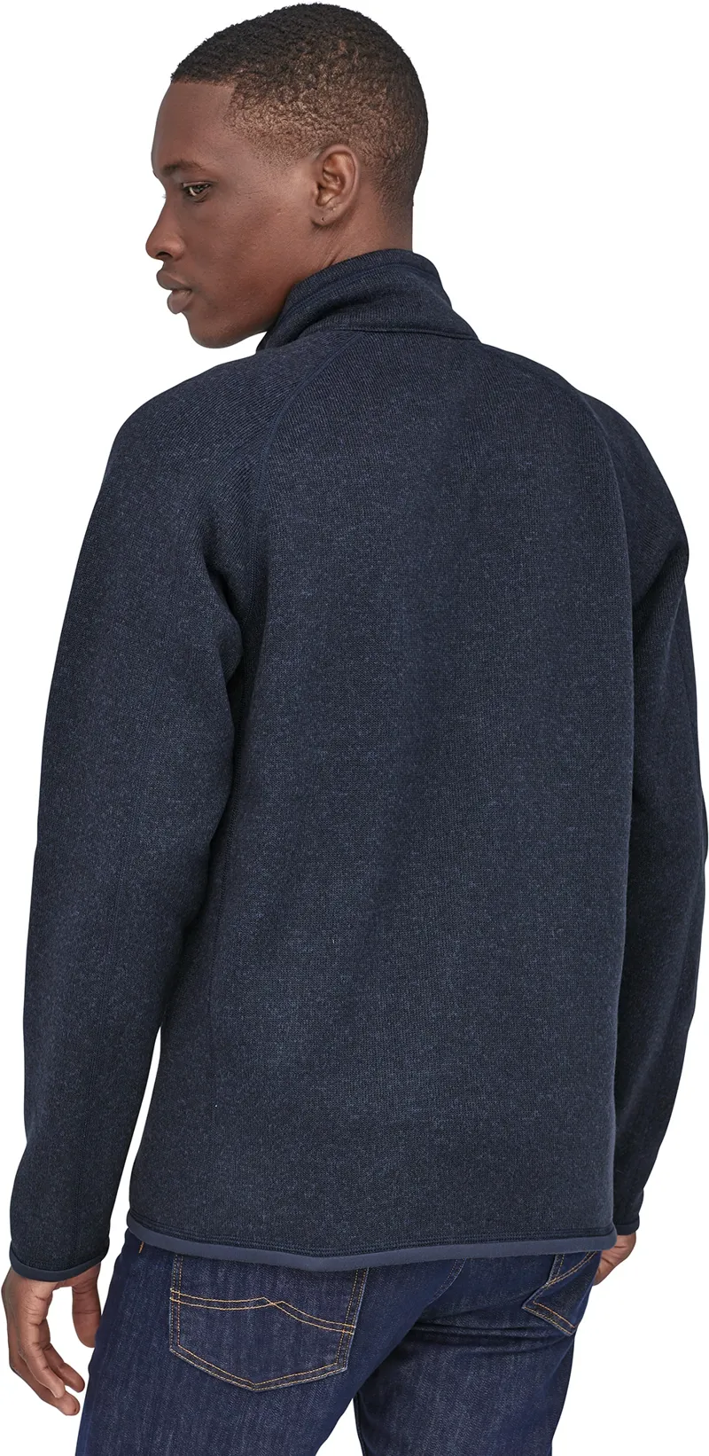 Patagonia Mens Better Sweater 1/4 Zip Fleece - New Navy-3