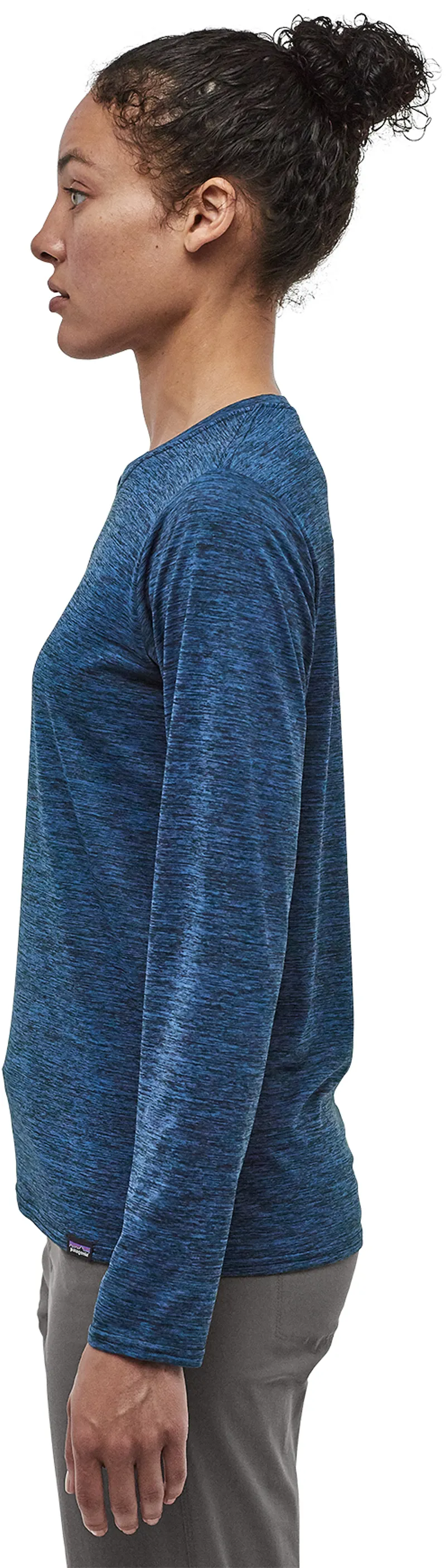 Patagonia Womens LS Capilene Cool Daily Shirt - Viking Blue-3