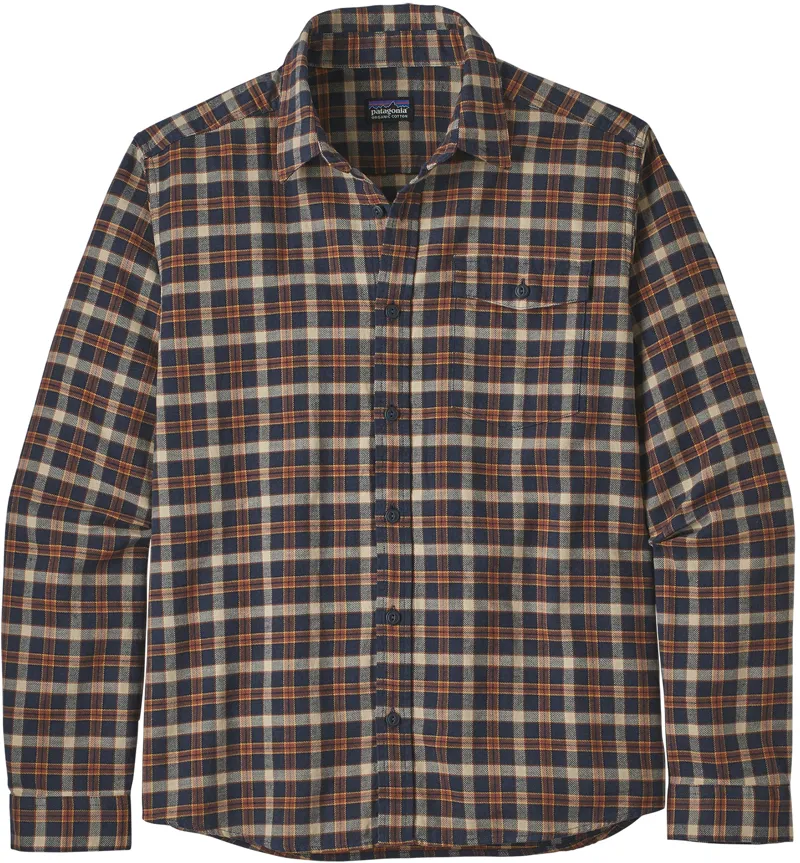 Patagonia Mens Lightweight Fjord Flannel Shirt - Instinct: New Navy