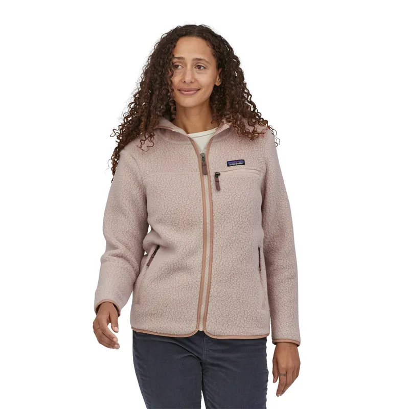 Patagonia Womens Retro Pile Hoody - Shroom Taupe-1