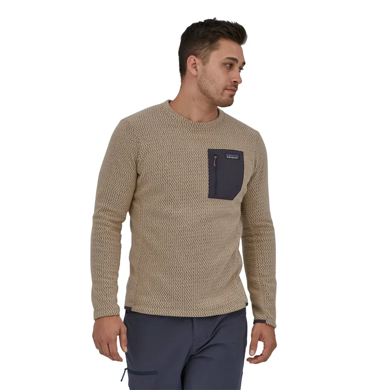 Patagonia Mens R1 Air Crew - Oar Tan-1