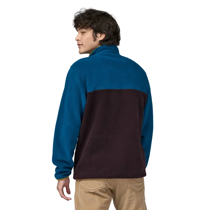 Patagonia Mens Lightweight Synchilla Snap-T Pullover - Obsidian Plum-2