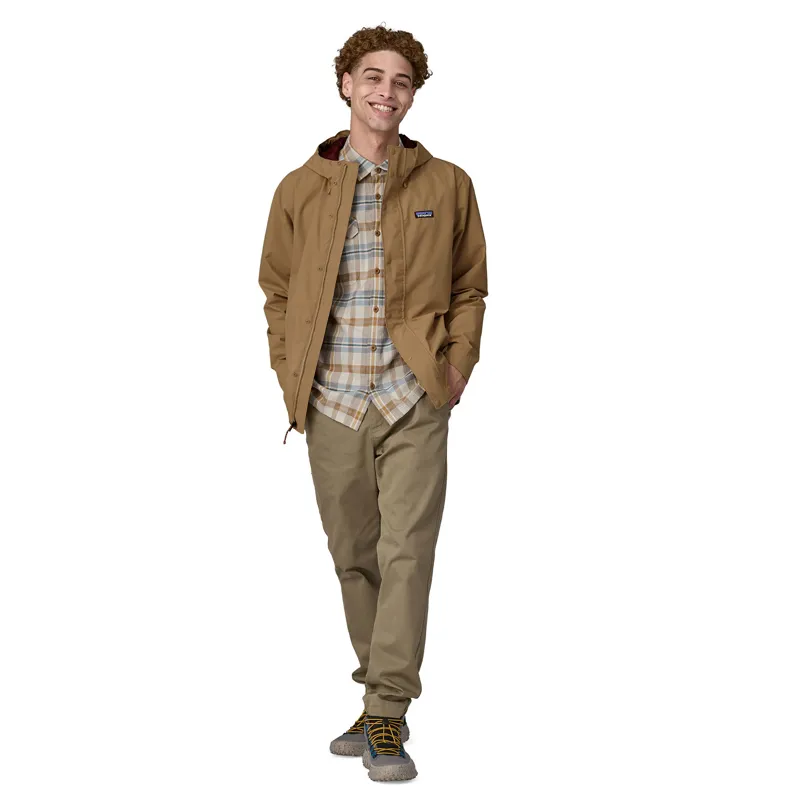 Patagonia Mens Jackson Glacier Rain Jacket - Grayling Brown-4