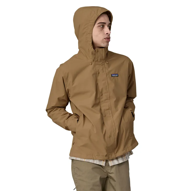 Patagonia Mens Jackson Glacier Rain Jacket - Grayling Brown-2