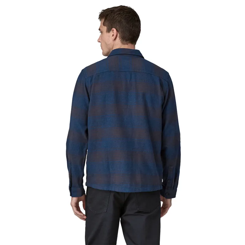 Patagonia Mens Fjord Flannel Shirt - Cascade-Tidepool Blue-2