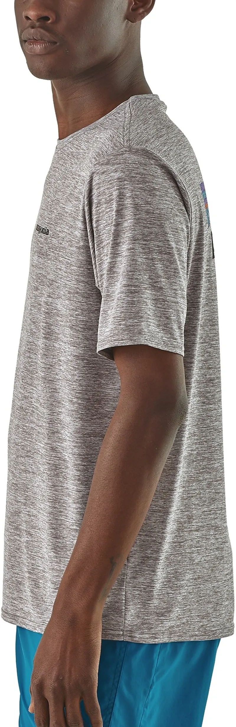 Patagonia Mens Capilene Cool Daily Graphic Shirt - Feather Grey-5