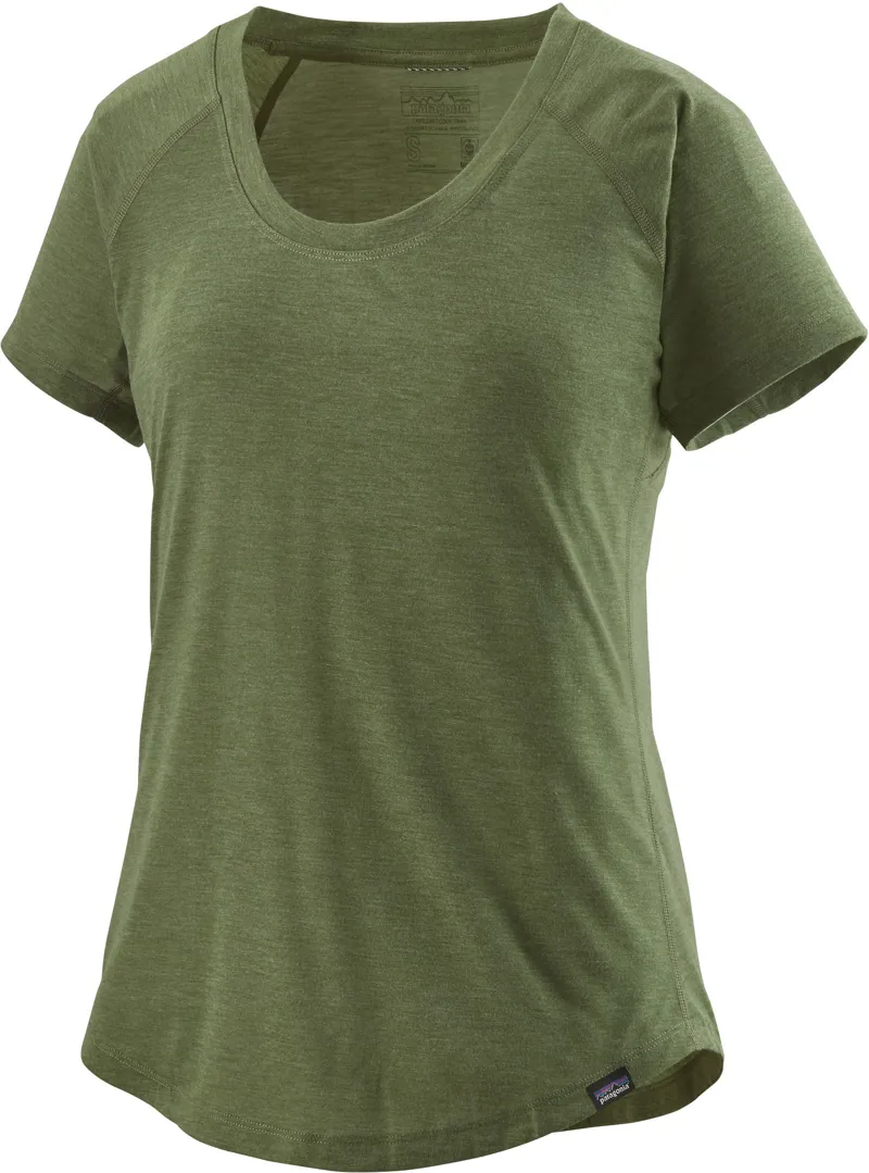 Patagonia Womens Capilene Cool Trail Shirt - Camp Green