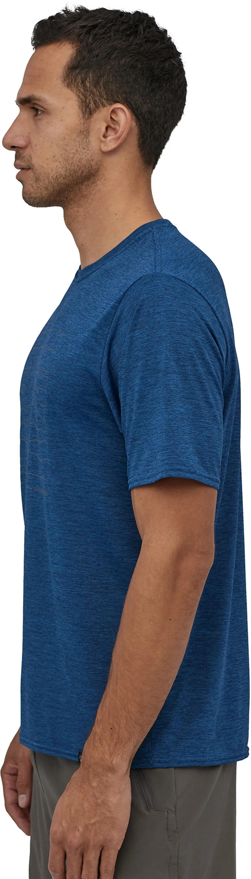 Patagonia Mens Capilene Cool Daily Graphic Shirt - Superior Blue X-Dye-3