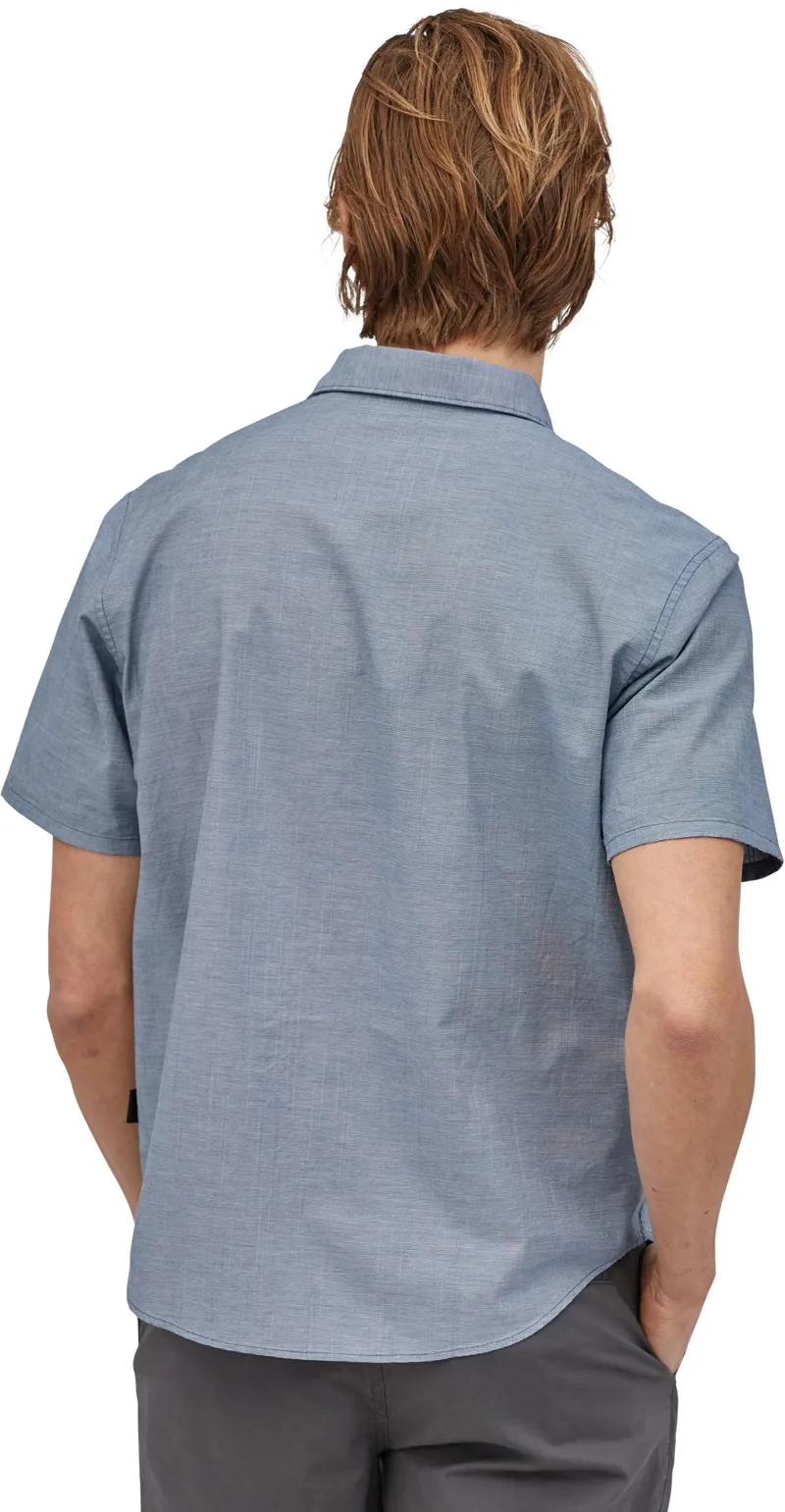 Patagonia Mens Organic Cotton Slub Poplin Shirt - Superior Blue-2