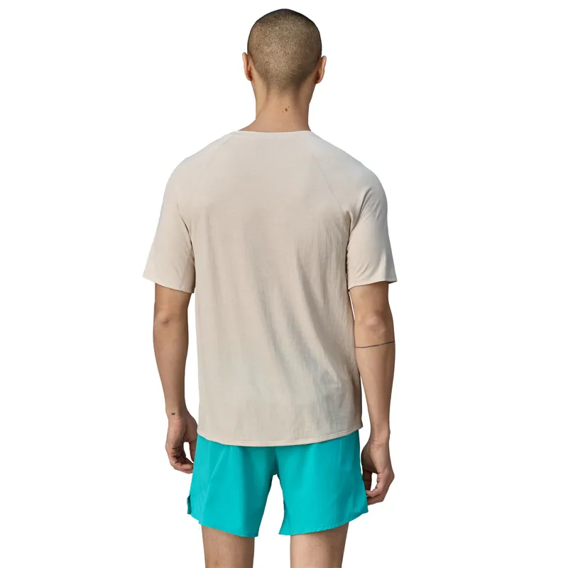 Patagonia Mens Cap Cool Trail Graphic Shirt - Lose It-Pumice-2