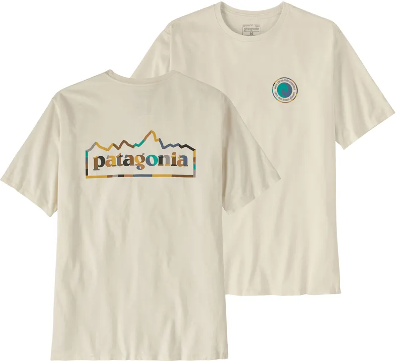 Patagonia Mens Unity Fitz Responsibili-Tee - Birch White