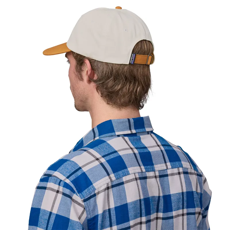Patagonia P-6 Label Trad Cap - Birch White-2