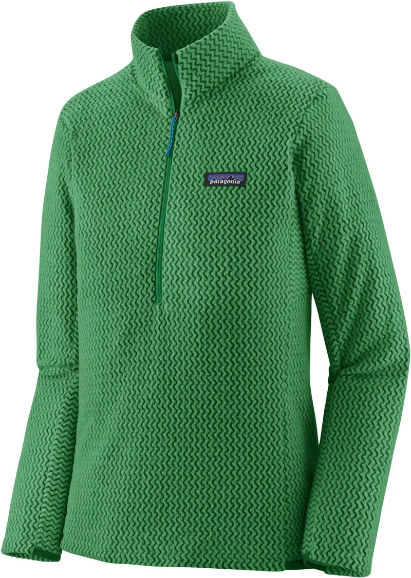 Patagonia Womens R1 Air Zip Neck - Gather Green