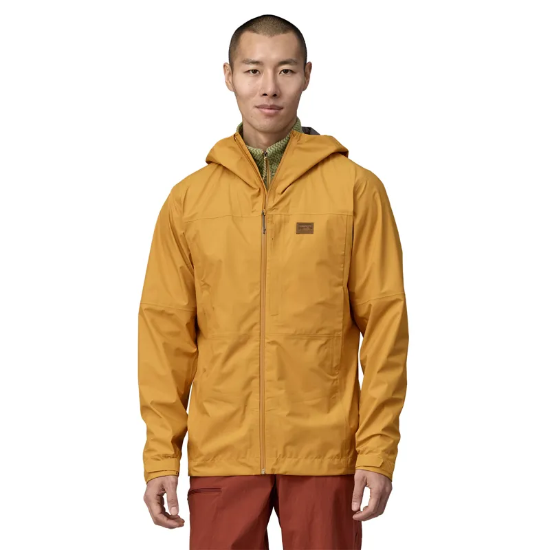 Patagonia Mens Boulder Fork Rain Jacket - Pufferfish Gold-1