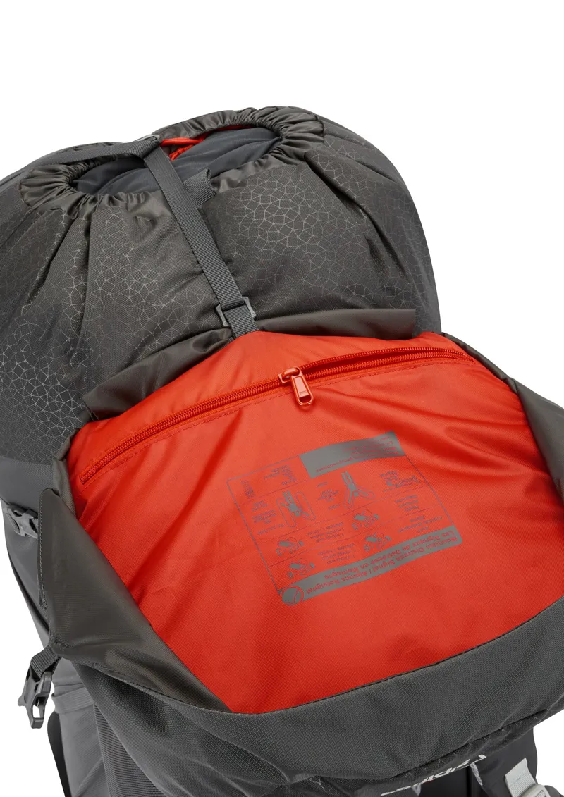 Lowe Alpine Womens Yacuri 65 Rucksack - Anthracite-Graphene-8